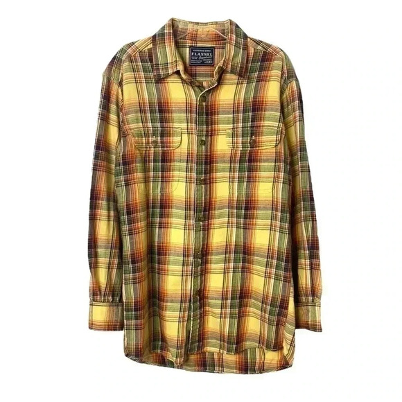 Vintage Men’s Flannel Button Down Shirt - Picture 1 of 4